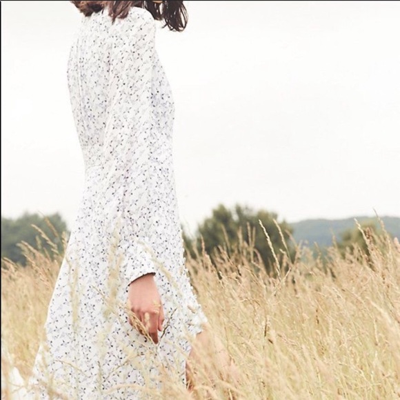 Free People Dresses & Skirts - 🕊Free People Walk Me Home Bird Print Midi Dress💐